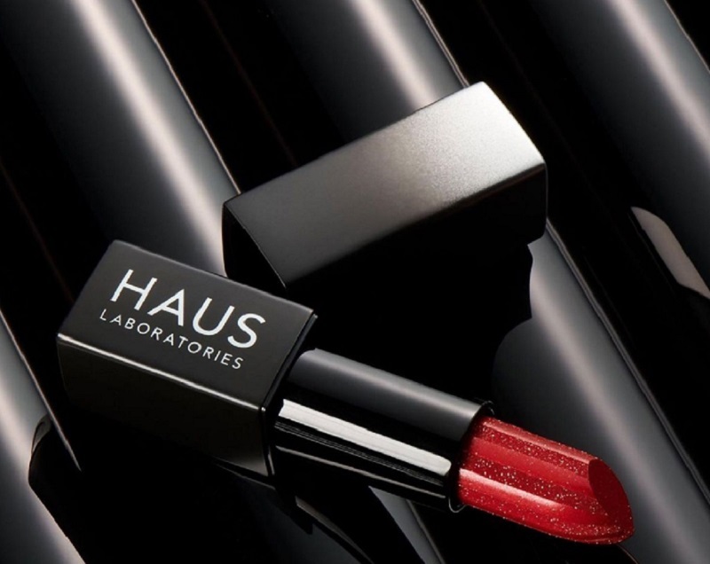 Haus Laboratories Sparkle Lipstick in Burlesque
